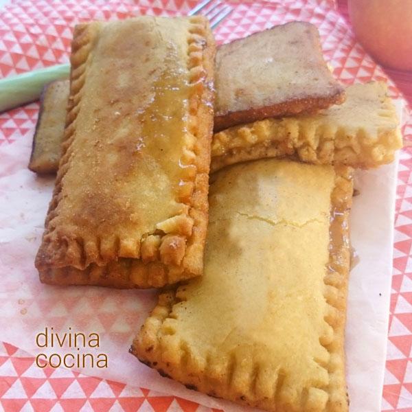 pasteles de manzana calientes