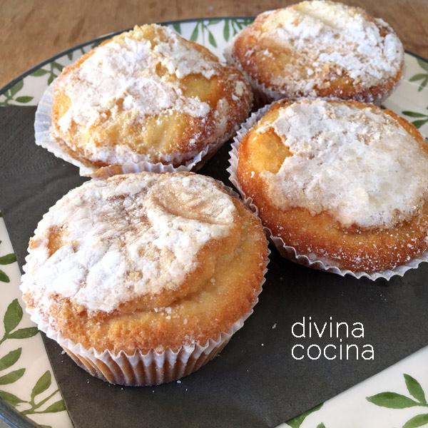Magdalenas de nata 1