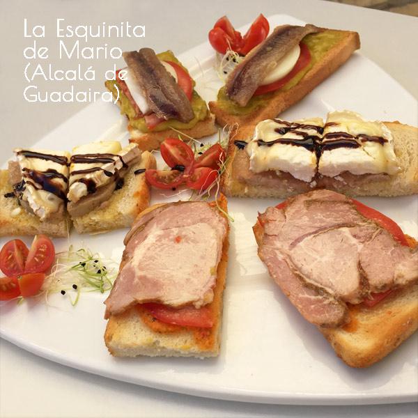 Tostas variadas frías 1