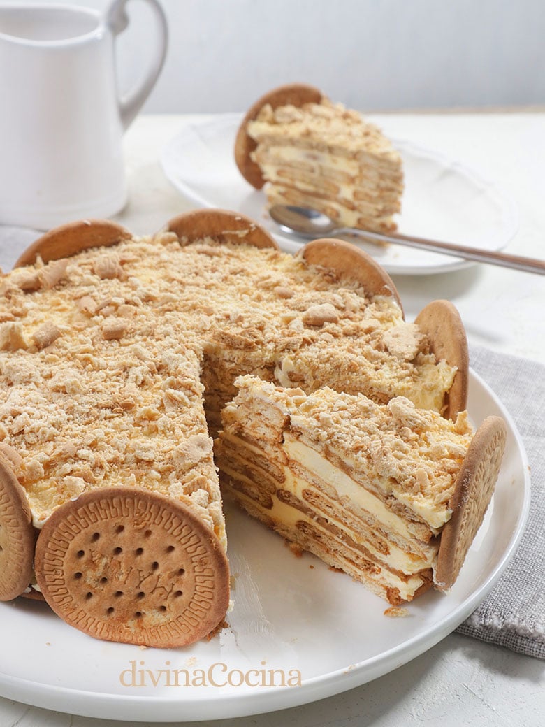 tarta de galletas portuguesa bolo de bolacha