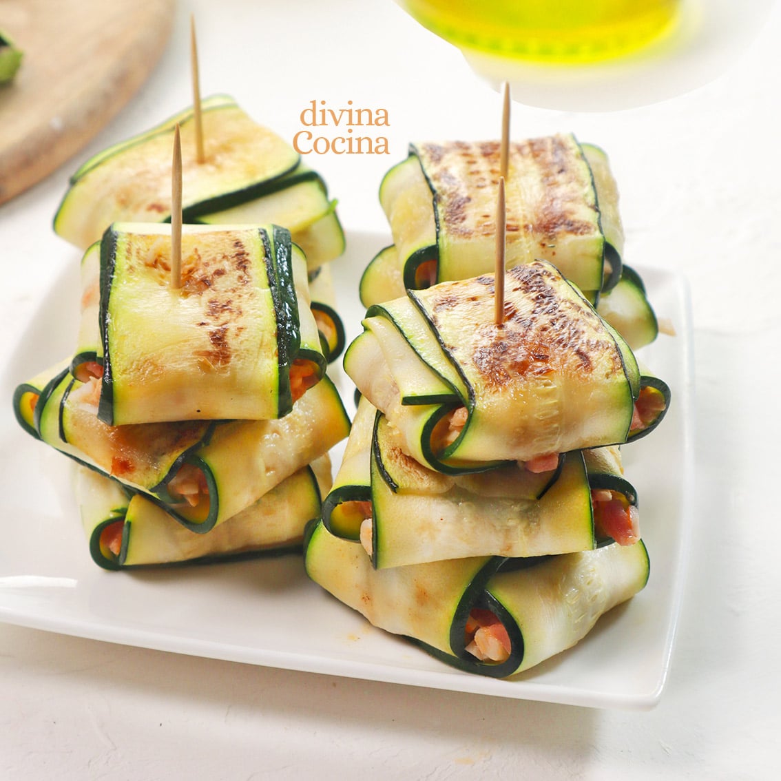 paquetitos de calabacin rellenos