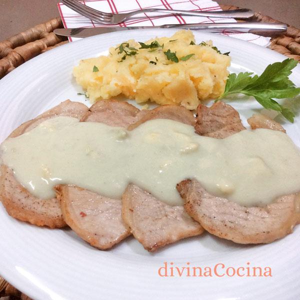 Filetes de lomo con salsa Roquefort 1