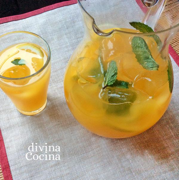 Naranjada casera con gas 1