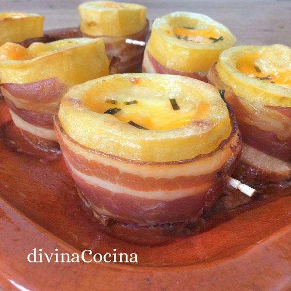 Nidos de patatas al queso 1