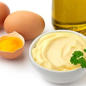 mayonesa casera con aceite de girasol