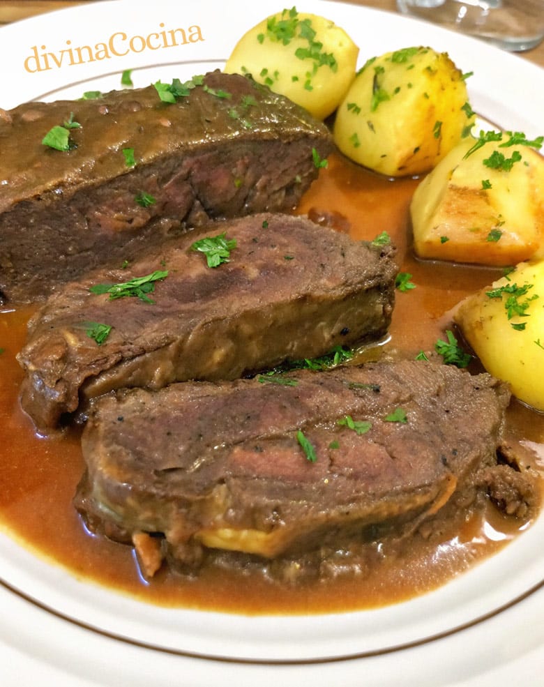 Carrillada de ternera en salsa