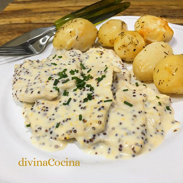 Pollo a la mostaza 1