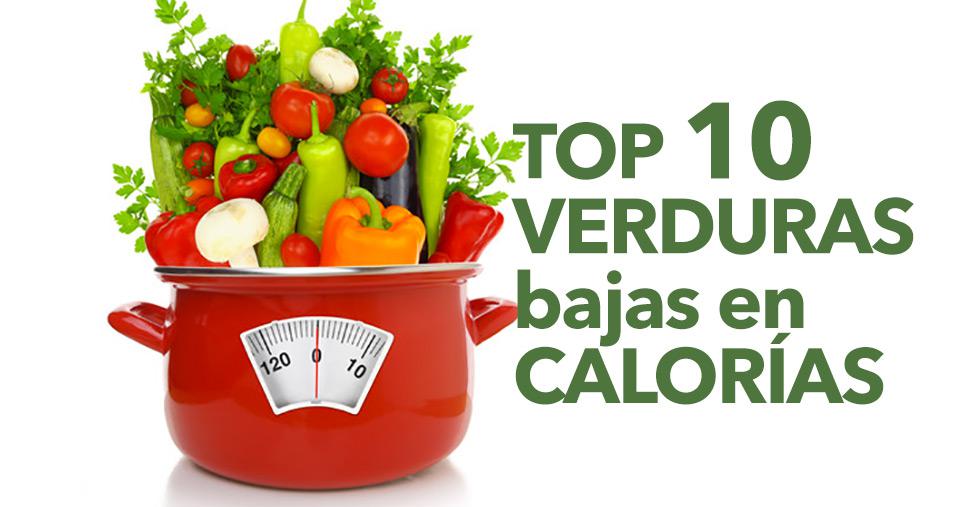 Top 10 verduras bajas en calorías