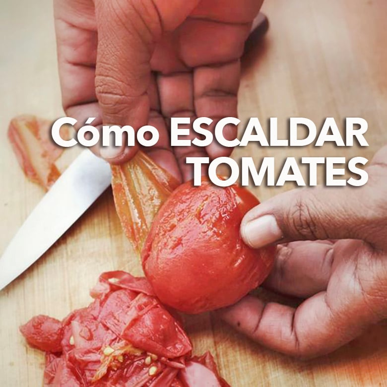 como escaldar tomates