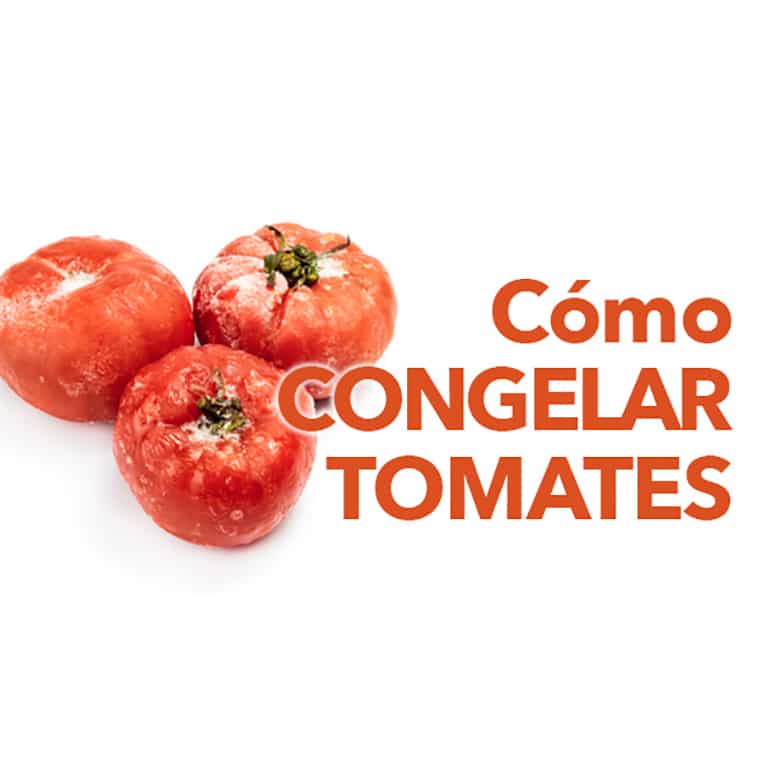 Cómo congelar tomates