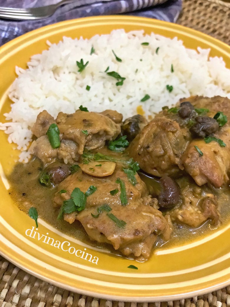pollo estilo arabe con especias