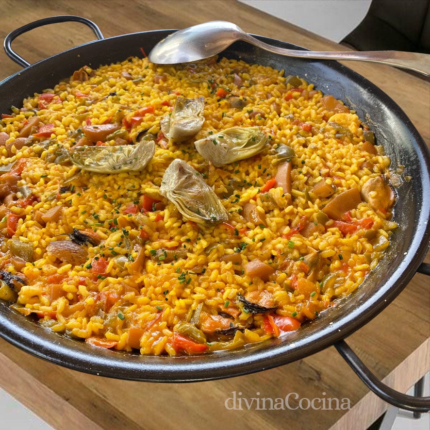 arroz del senorito en paella