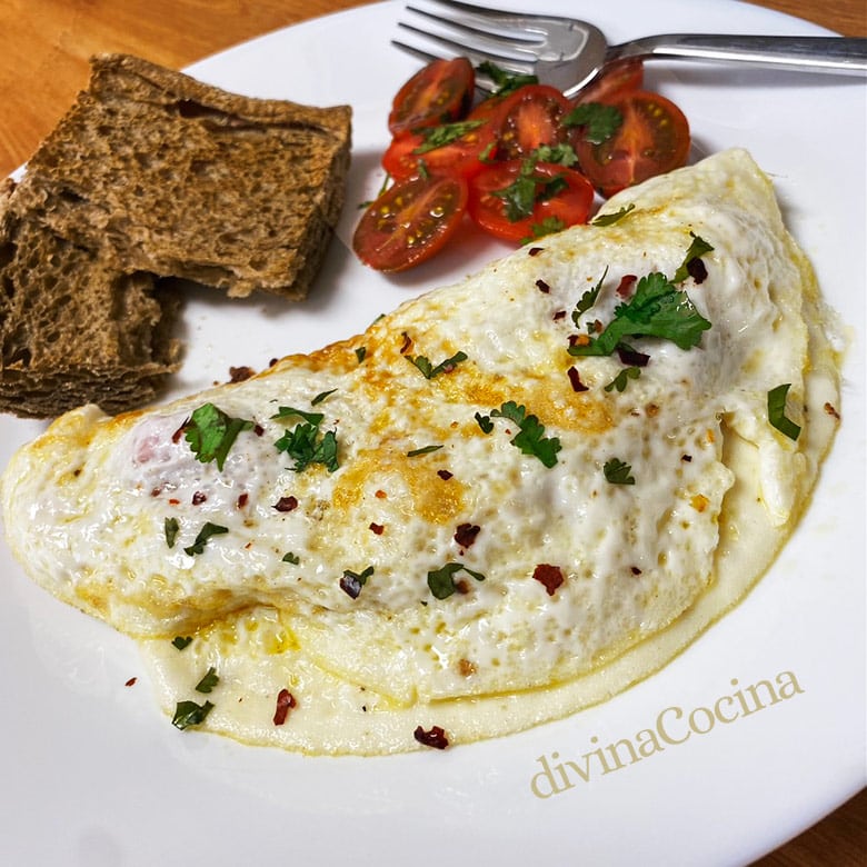 tortilla de claras de huevo