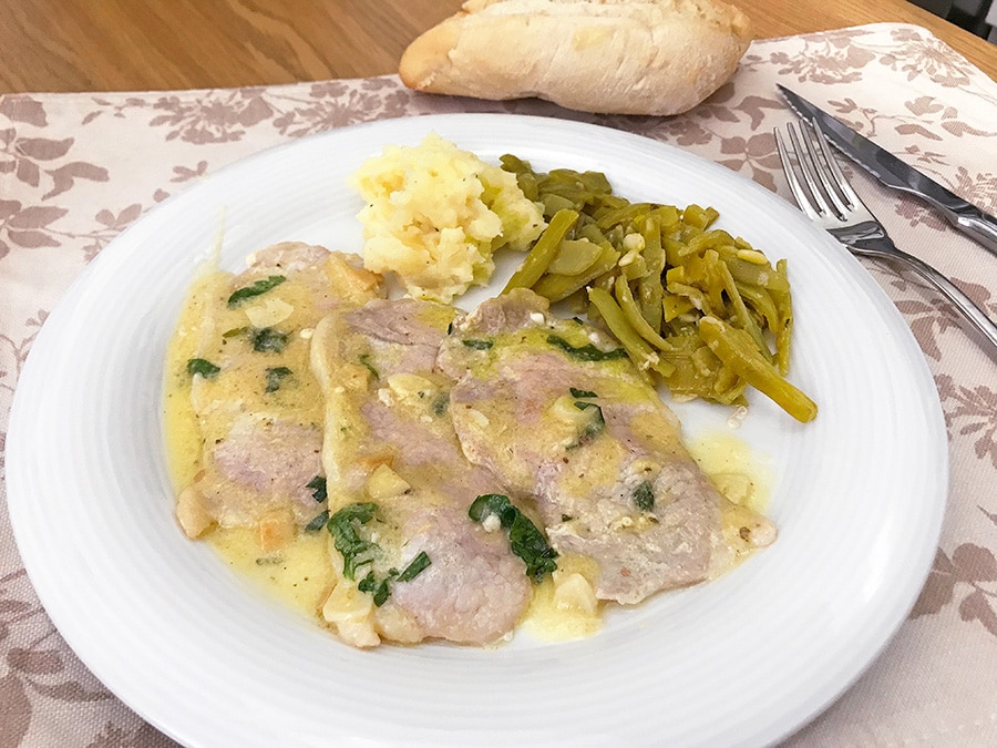 filetes de lomo o pollo en salsa