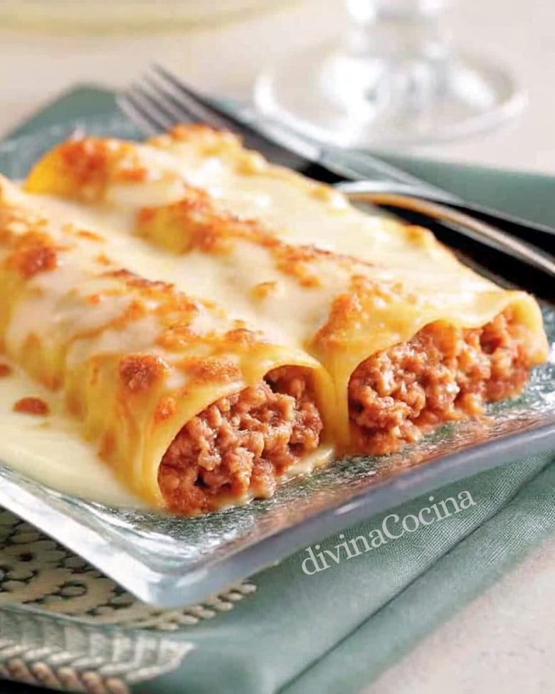 canelones bolonesa