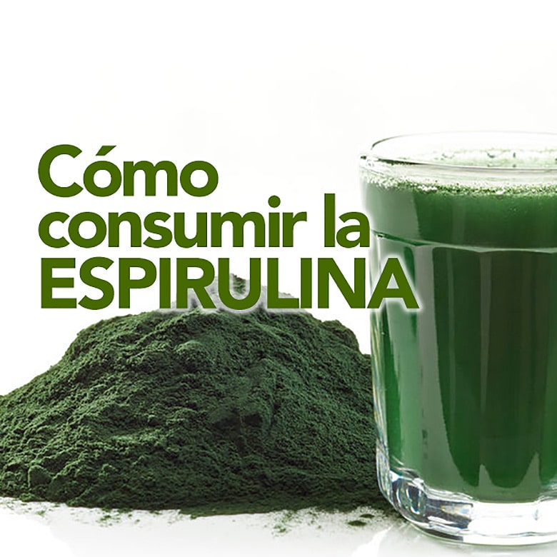 cómo consumir la espirulina