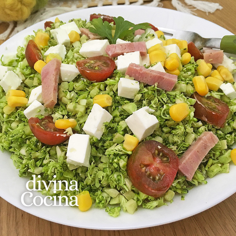 Ensalada de brócoli fresco 1