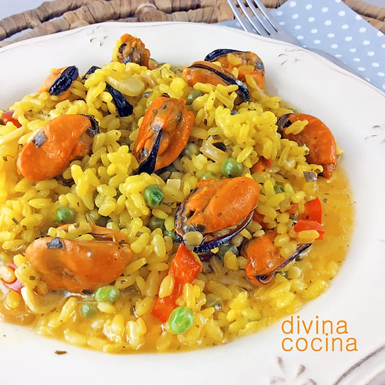 arroz con mejillones 