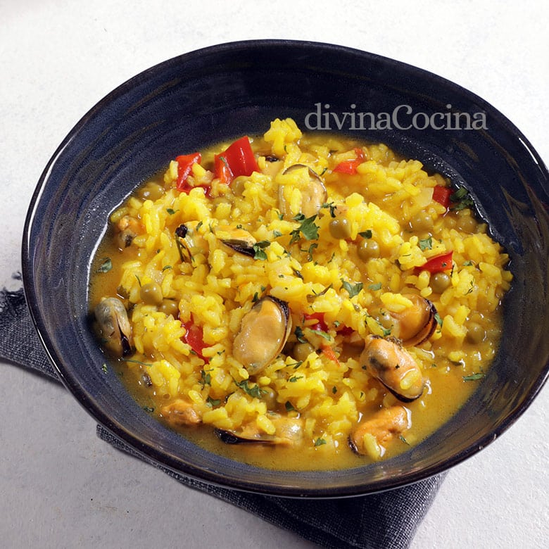 arroz con mejillones 