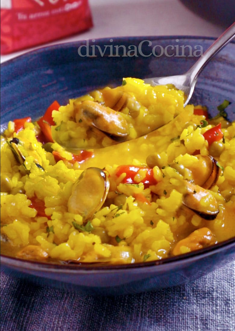 arroz con mejillones 