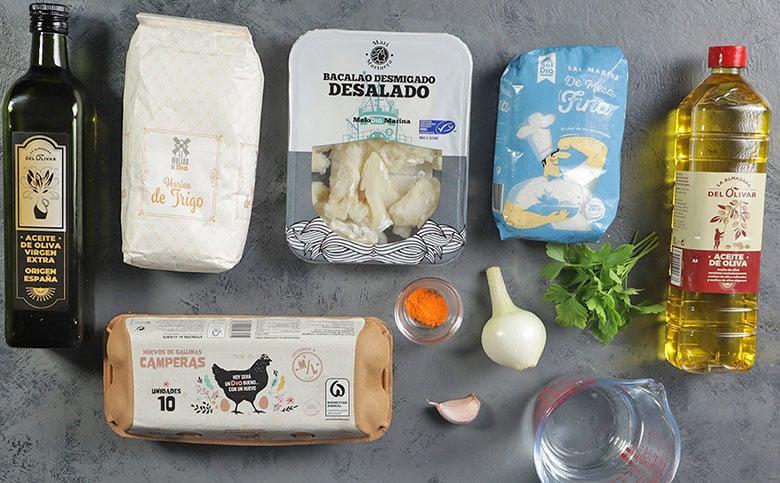 tortillitas de bacalao ingredientes