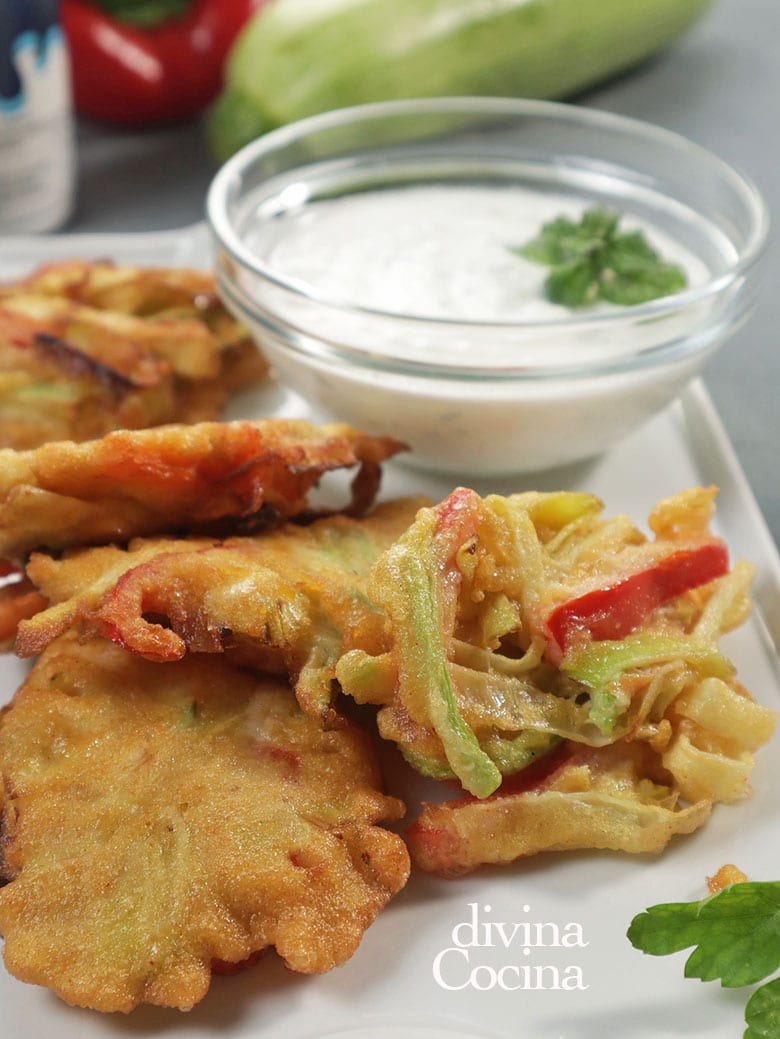 bunuelos de verduras