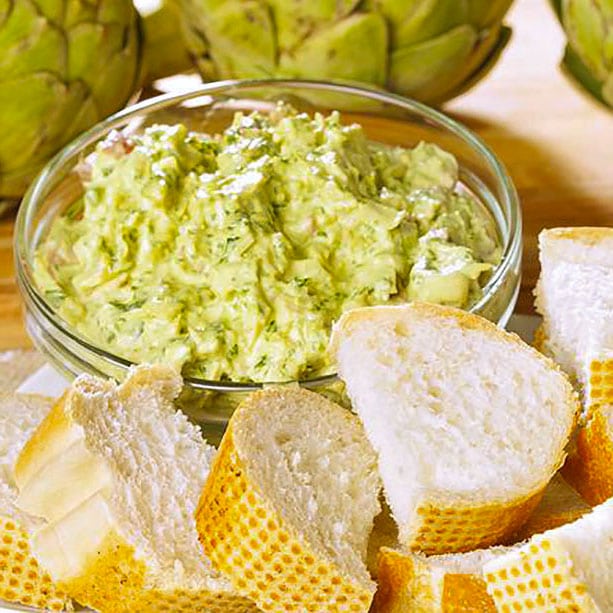 Paté de alcachofas fácil 1