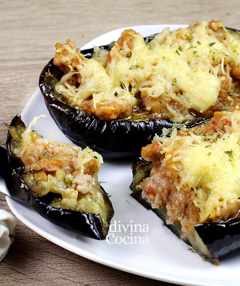 Aubergines farcies à la viande