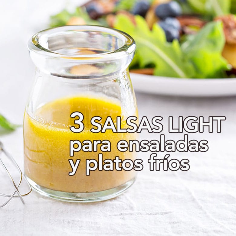 pasillo Aparador mezclador 3 salsas light para ensaladas y platos fríos - Receta de DIVINA COCINA