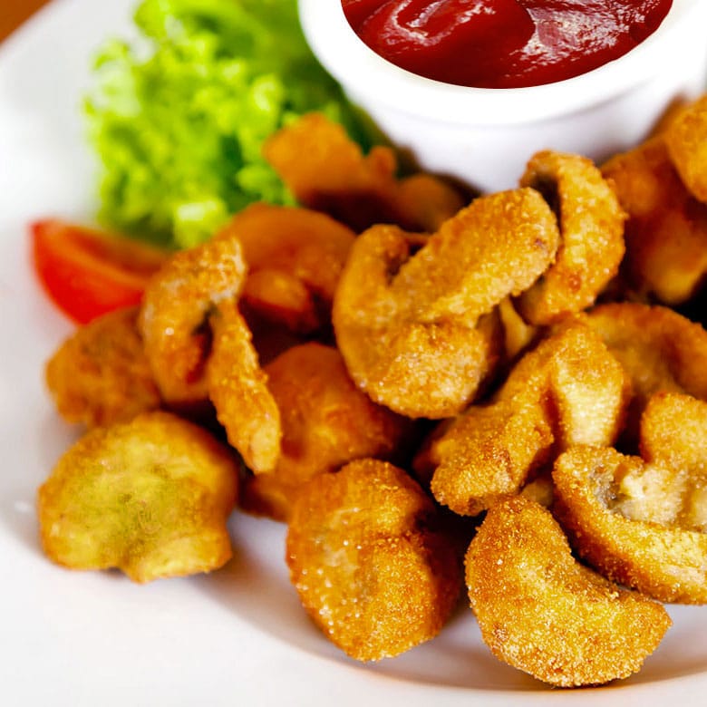 Champiñones empanados 1