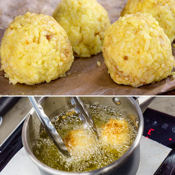 croquetas de arroz y queso paso a paso 