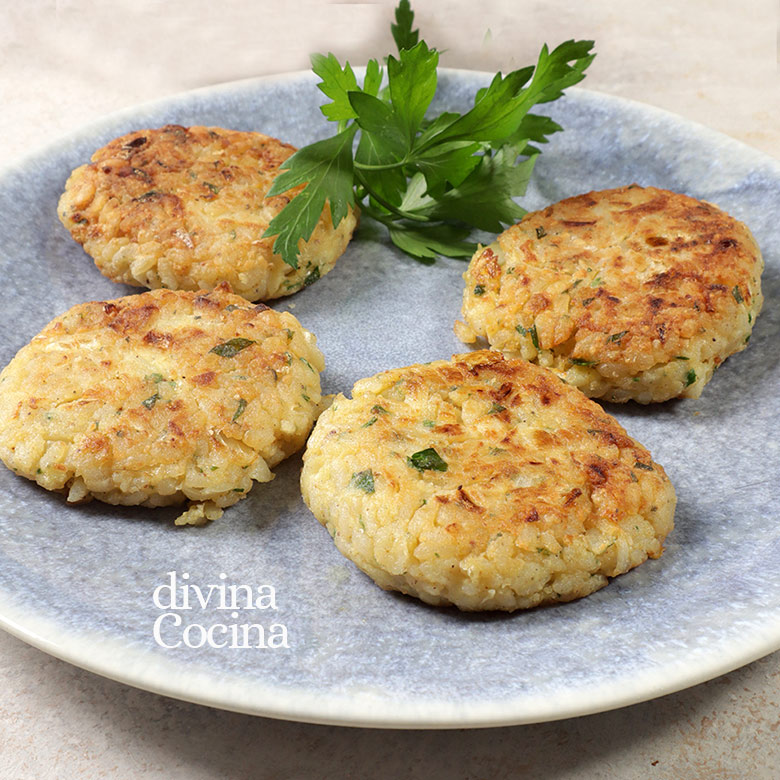 tortitas de arroz y queso rapidas