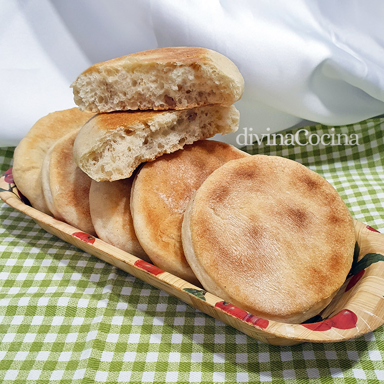 Pan sin horno en sartén - Receta de DIVINA COCINA