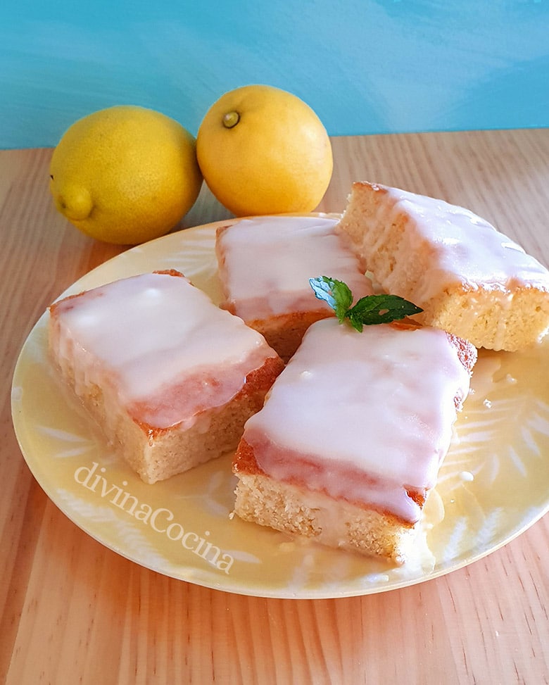 Pasteles de limón glaseados - Receta de DIVINA COCINA