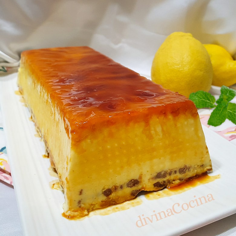 flan de limon sin horno 