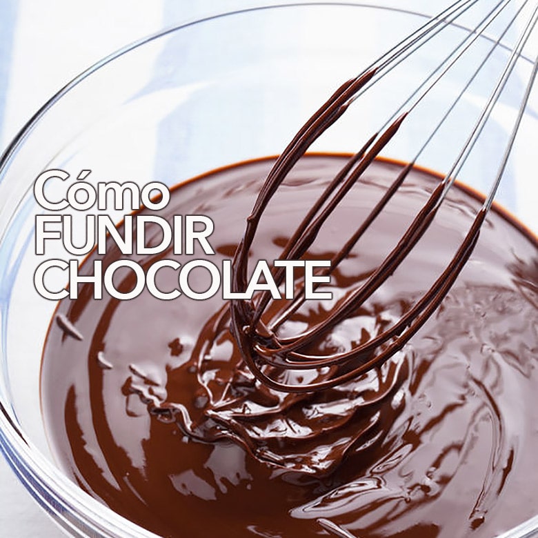 Cómo fundir el chocolate - Receta de COCINA