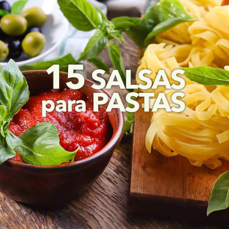 Receta de salsas para pastas, varias recetas - Divina Cocina