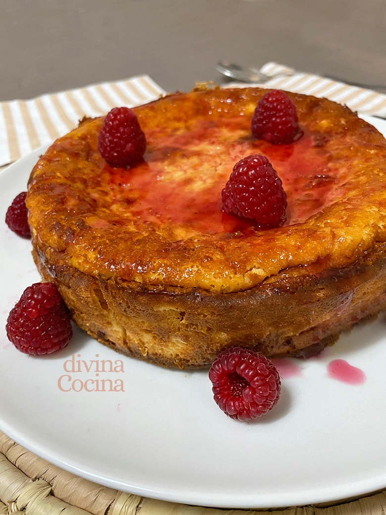 tarta de queso y yogur facil