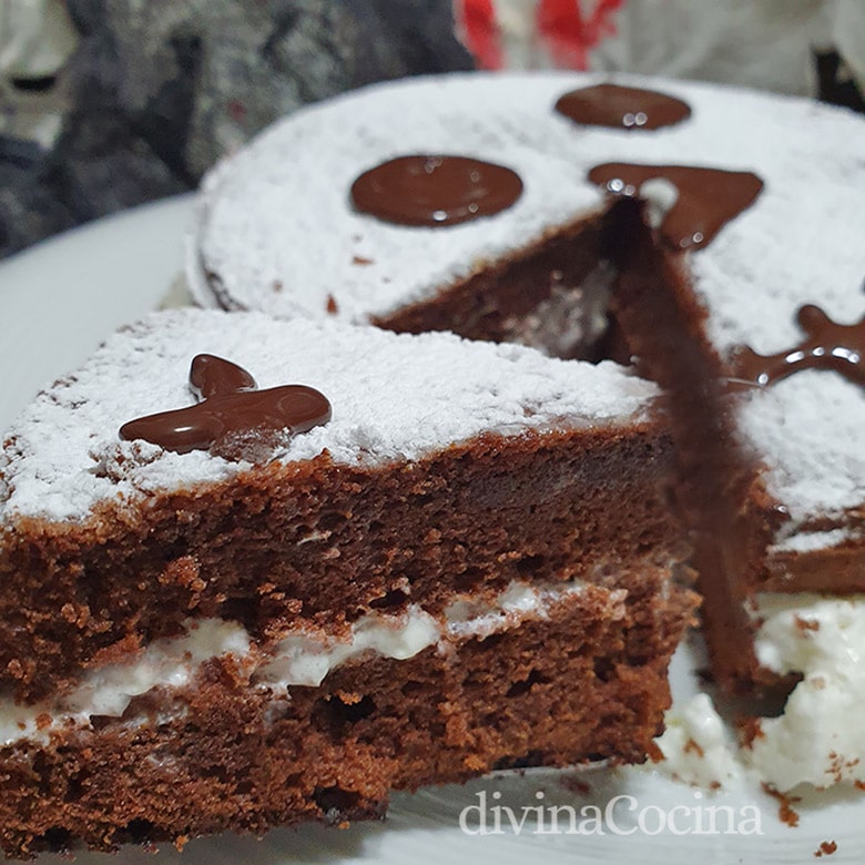 tarta halloween corte