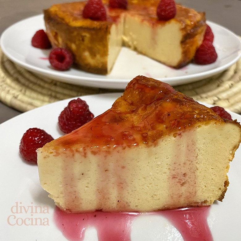 Tarta de queso al horno Dora