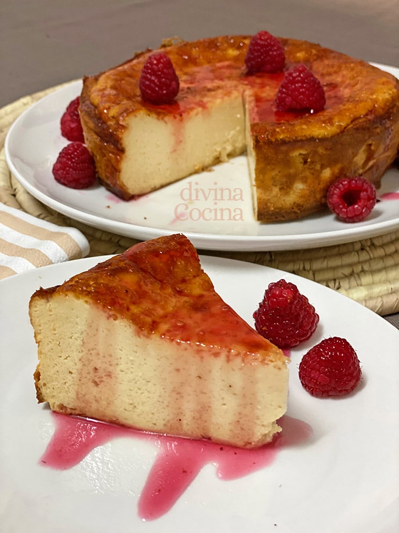 tarta de queso y yogur facil