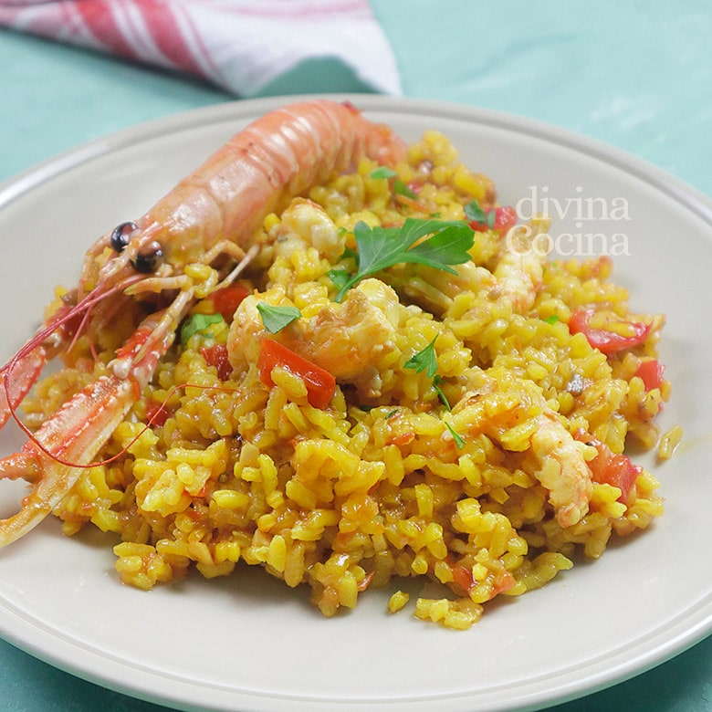 arroz con cigalas