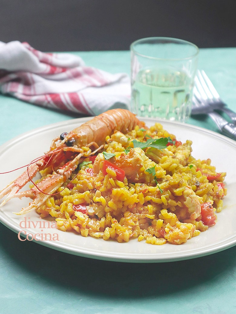 arroz con cigalas