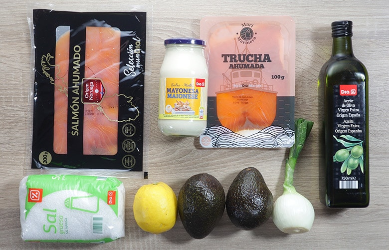 aguacates rellenos de ahumados ingredientes