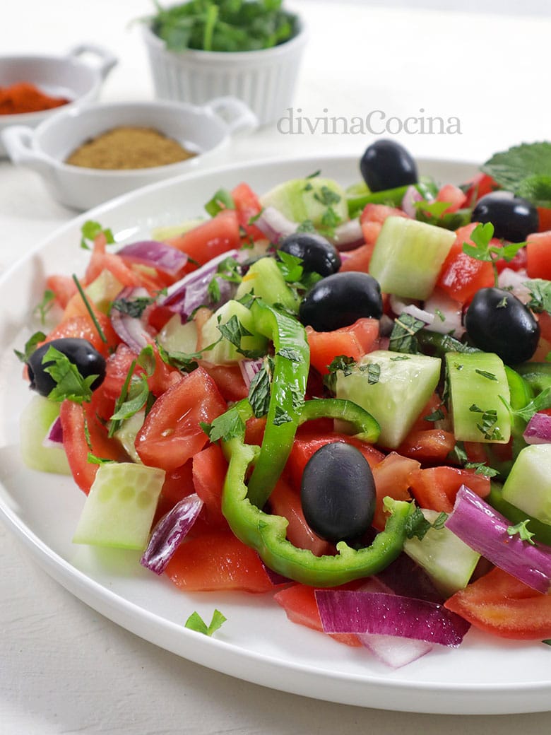 ensalada marroquí de tomate