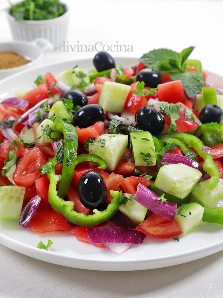 ensalada marroquí de tomate