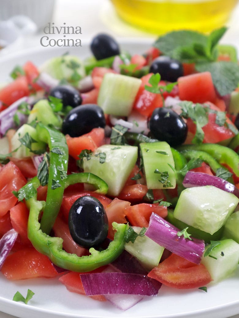 ensalada marroquí de tomate