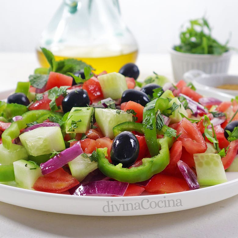 ensalada marroquí de tomate