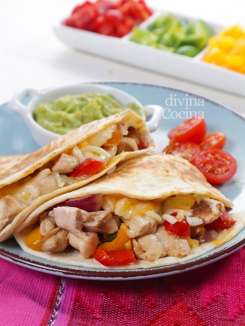 quesadillas de pollo