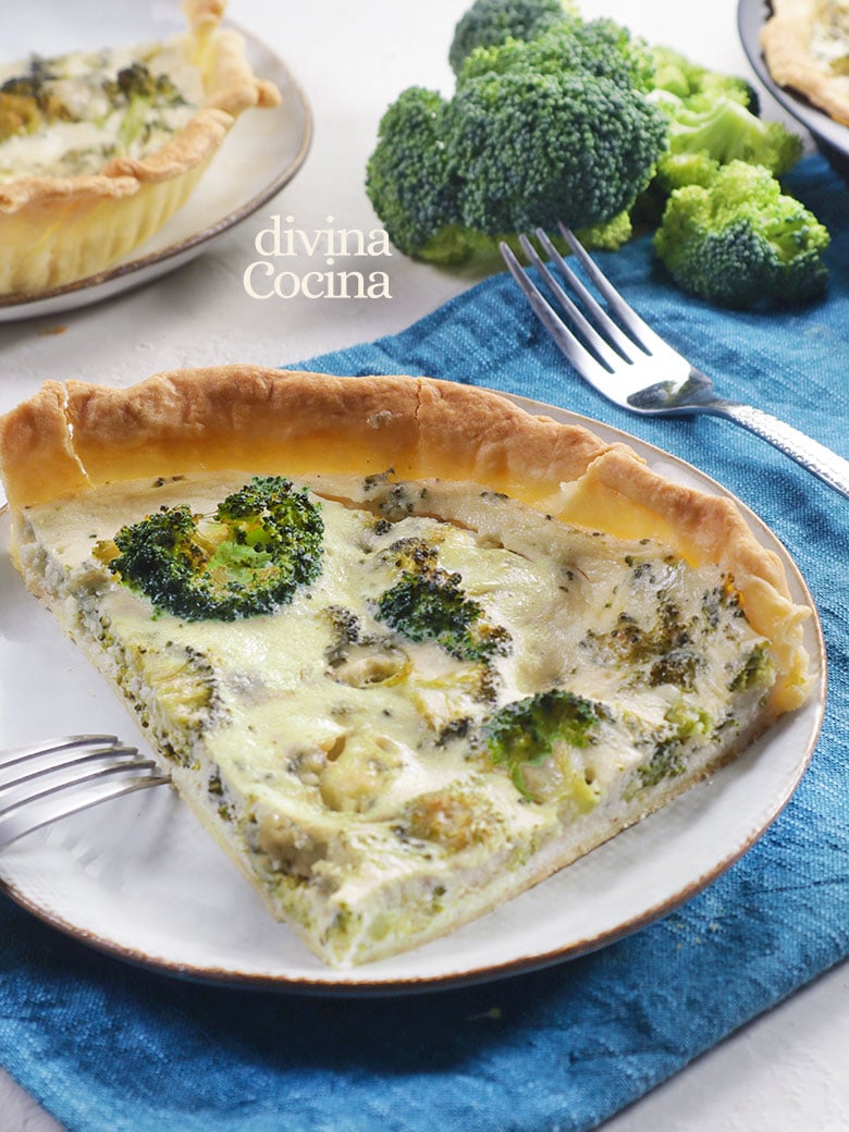 quiche de brocoli y queso